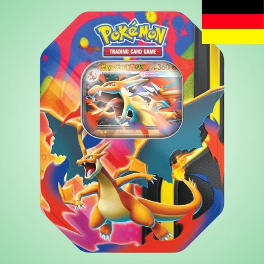 Pokemon: Mega Glurak Y Tin Box