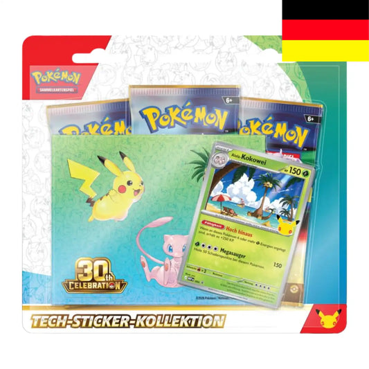 Pokemon: 30 Jahre - Tech Sticker Kollektion Kokowei