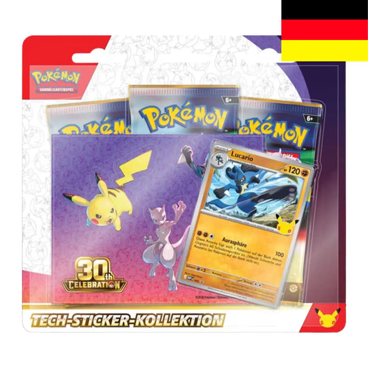 Pokemon: 30 Jahre - Tech Sticker Kollektion Lucario