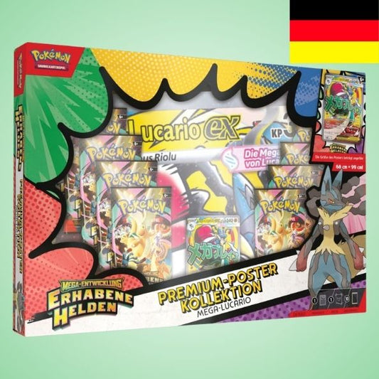 Pokemon: Erhabene Helden - Mega Lucario Premium Poster Kollektion