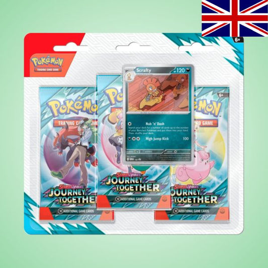 [Vorbestellung 28.03.25] Pokemon: Journey Together - 3 Pack Blister