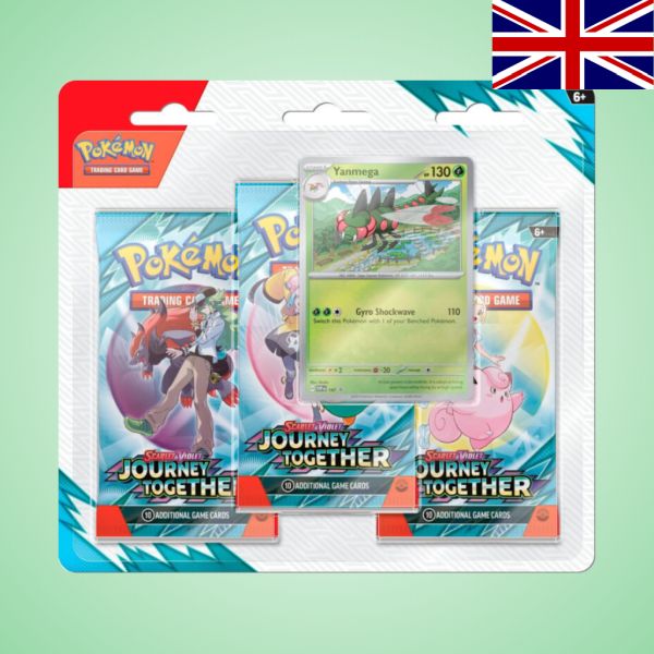 [Vorbestellung 28.03.25] Pokemon: Journey Together - 3 Pack Blister