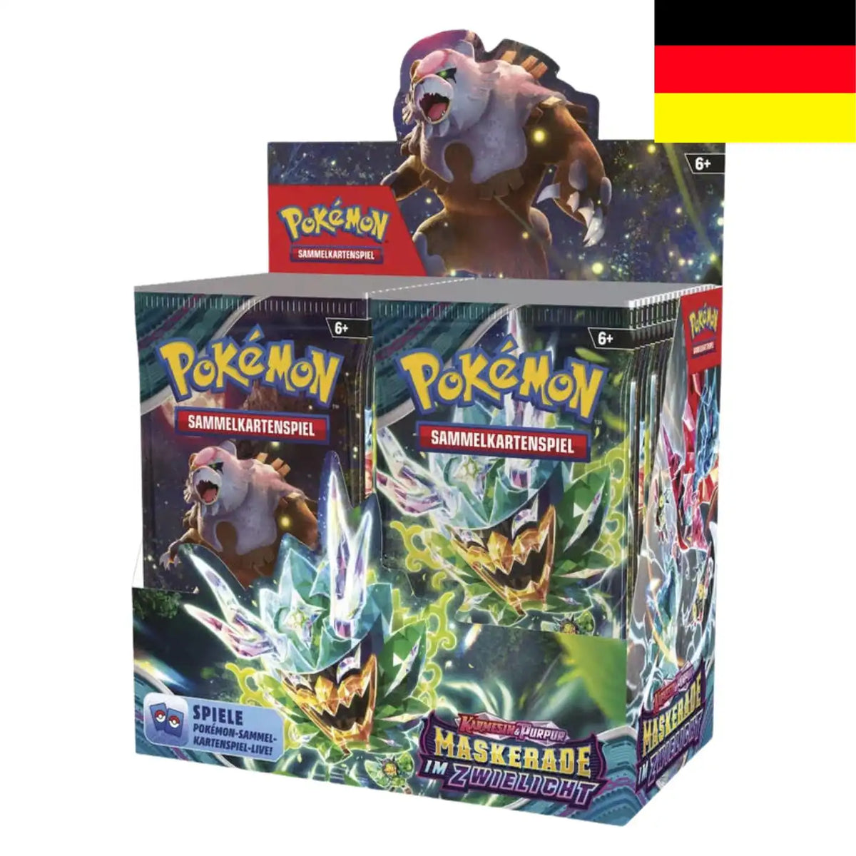 Pokemon: Maskerade im Zwielicht - Booster Display