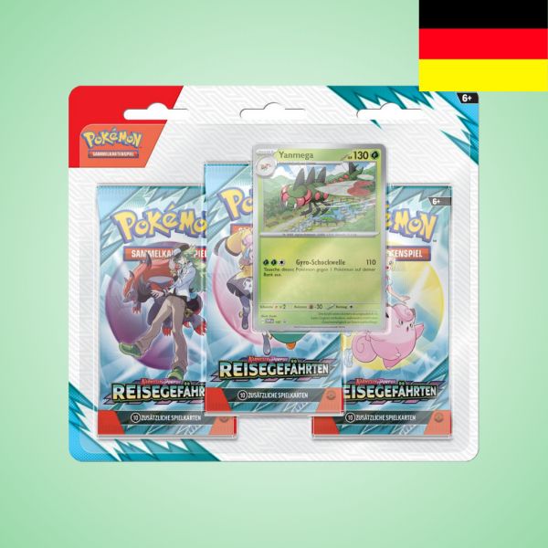 [Vorbestellung 28.03.25] Pokemon: Reisegefährten - 3 Pack Blister