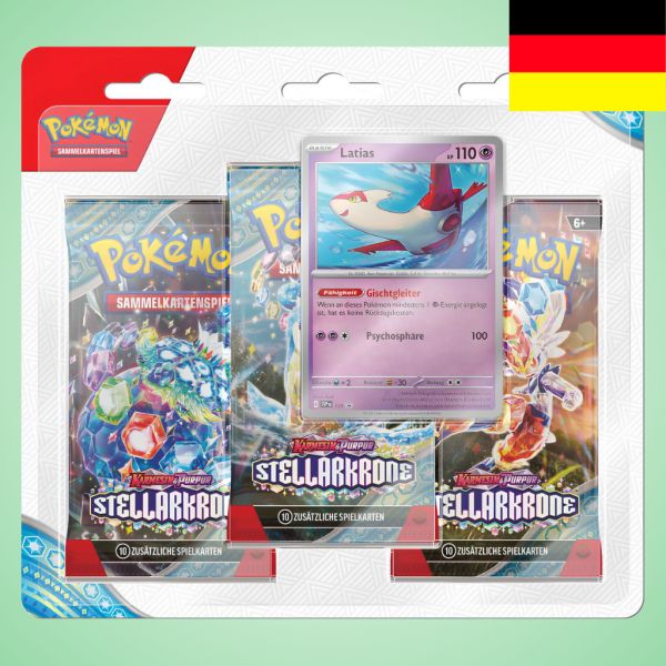 Pokemon: Stellarkrone - 3 Pack Blister