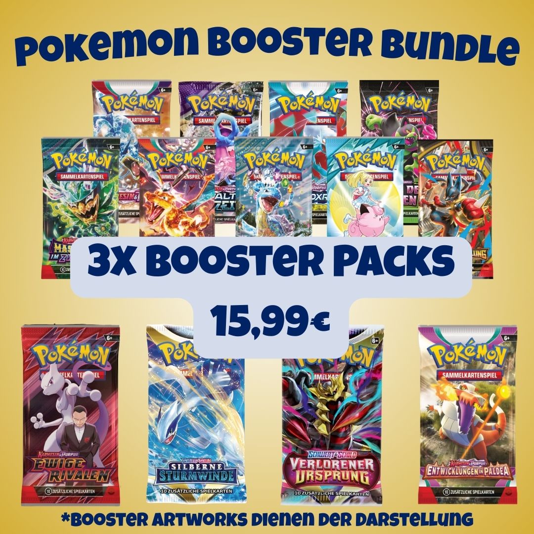 Pokemon Booster Bundle (3x Booster-Packs)