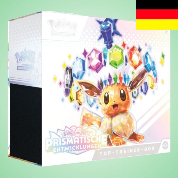 Pokemon: Prismatische Entwicklungen - Top Trainer Box