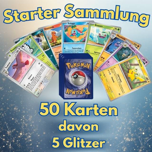Pokemon Starter Sammlung (50 Karten)
