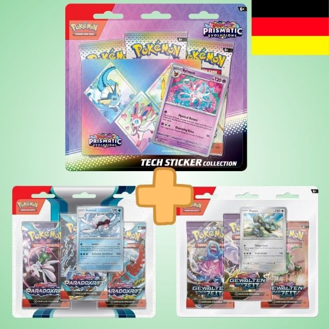 Pokemon: Prismatische Entwicklungen BLISTER Bundle