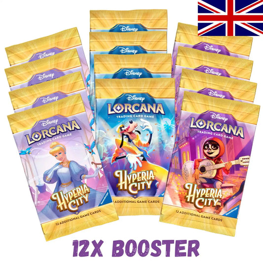 [Vorbestellung 23.10.26] Hyperia City - Halbes Display - 12x Booster Pack Bundle