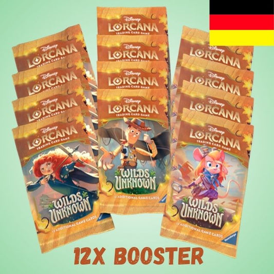 [Vorbestellung 15.05.26] Unbekannte Wildnis - Halbes Display - 12x Booster Pack Bundle