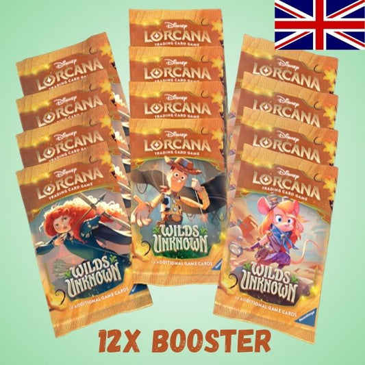[Vorbestellung 15.05.26] Wilds Unknown - Halbes Display - 12x Booster Pack Bundle