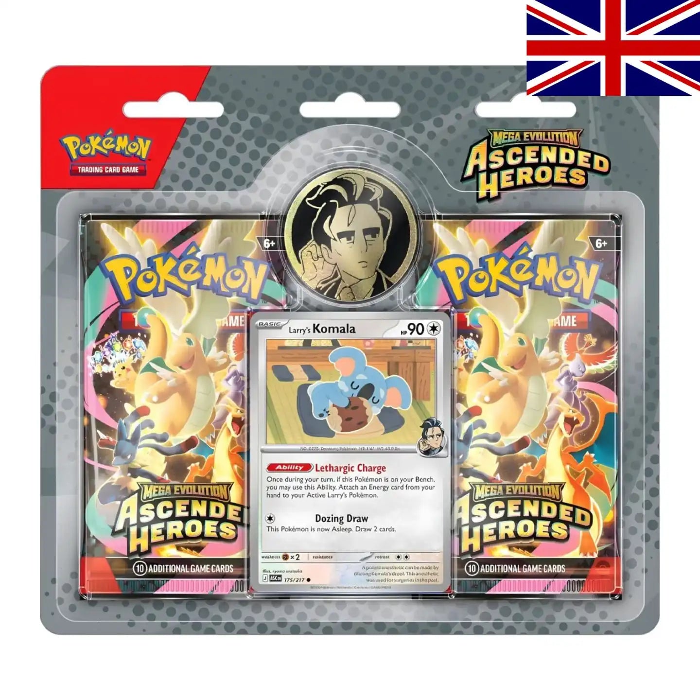 Pokemon: Ascended Heroes - 2 Pack Blister Komala