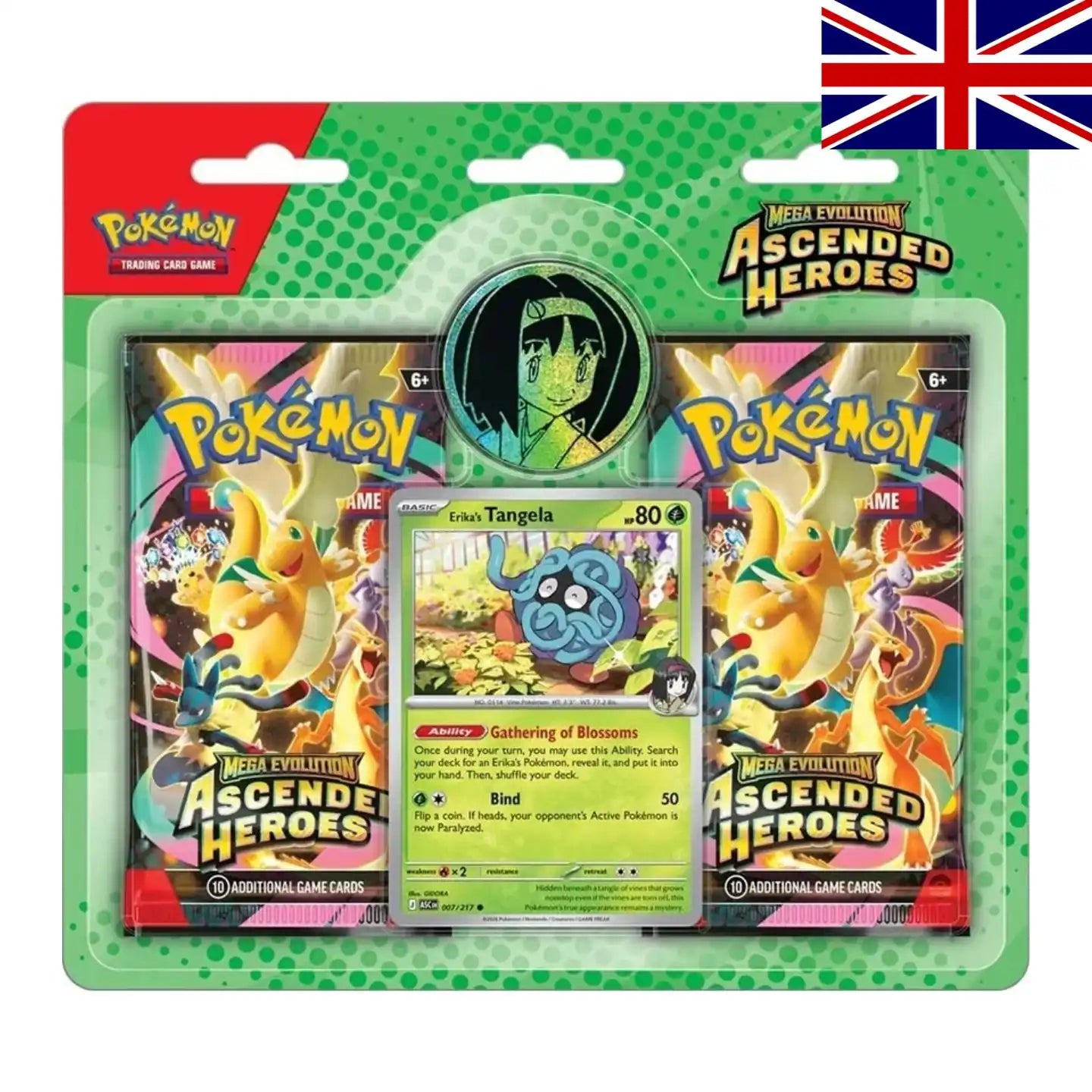 Pokemon: Ascended Heroes - 2 Pack Blister Tangela